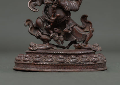 Mahakala Bernagchen Statue | Tibetan Guardian Deity Art