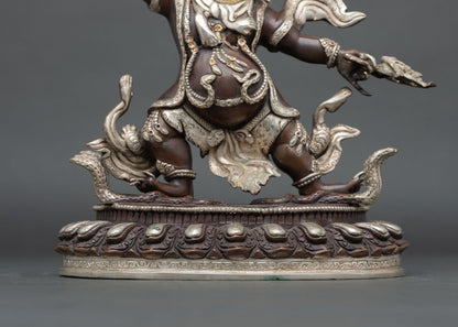 Handmade Trakpo Sumtril Statue | Tibetan Spiritual Artwork