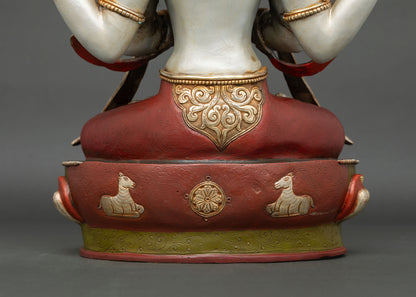 Chenrezig Bodhisattva Sculpture | Handcrafted Art for Meditation Altar