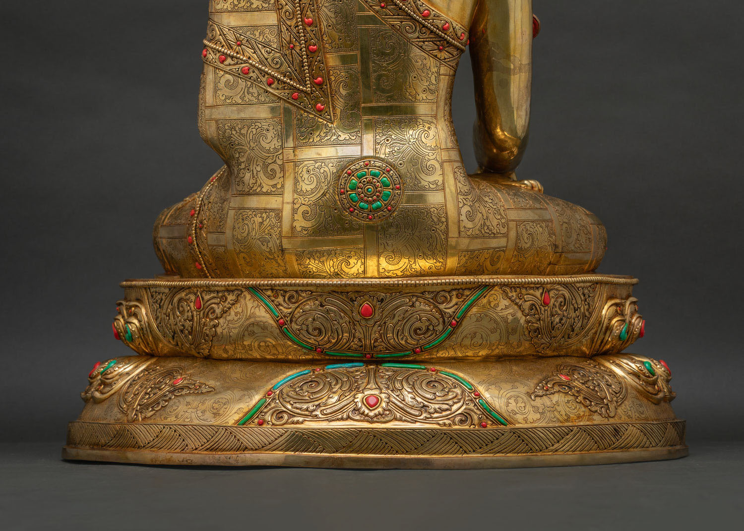 Large Jowo Rinpoche Statue | Traditional Nepalese Metalwork