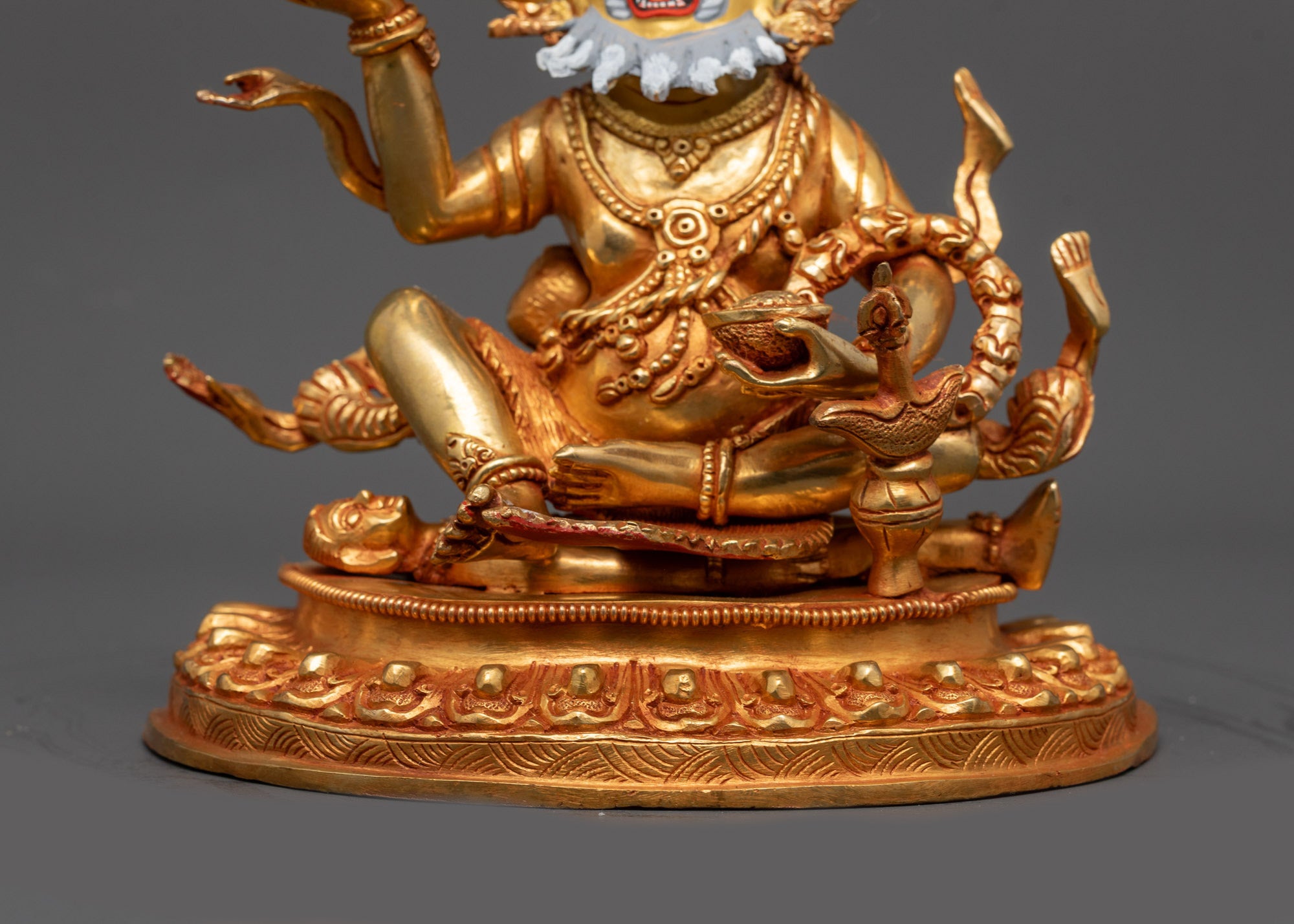 Mahakala Gonpo Bramzehi Statue | Brahmanrupa Vajrayana Protector