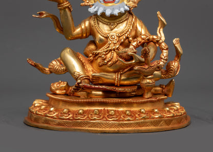 Mahakala Gonpo Bramzehi Statue | Brahmanrupa Vajrayana Protector