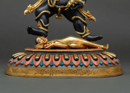 Black Dzambhala Statue | Traditional Buddhist Craftsmanship