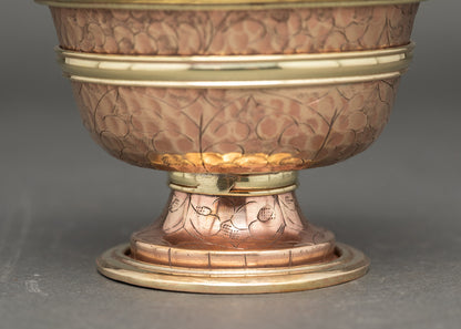 Seven Water Offering Bowl Set for Daily Spiritual Practice
