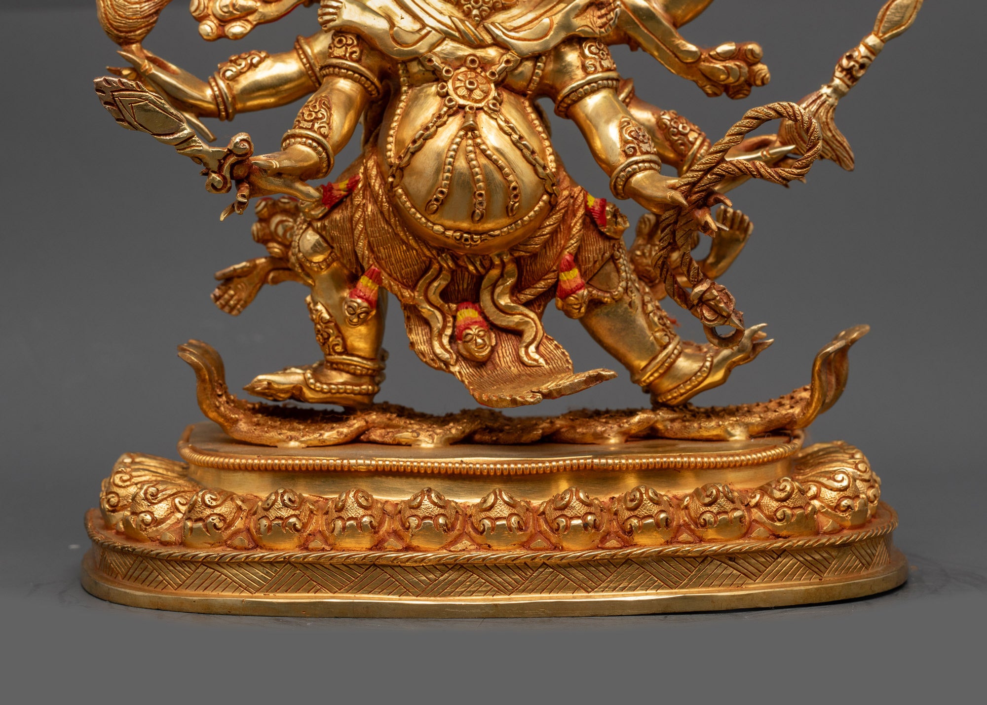 Exquisite Dharmapala Sculpture | Buddhist Guardian for Meditation