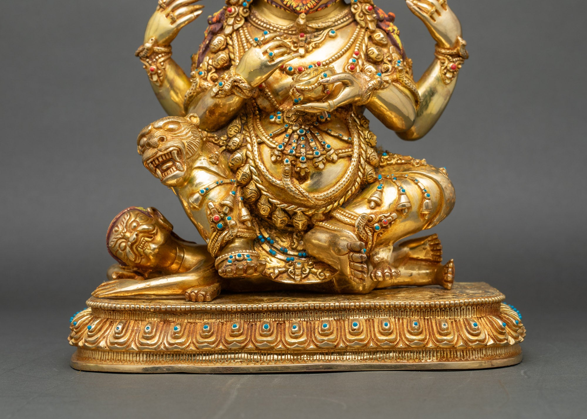 Four-Armed Mahakala Statue | Legendary Buddhist Dharma Protector
