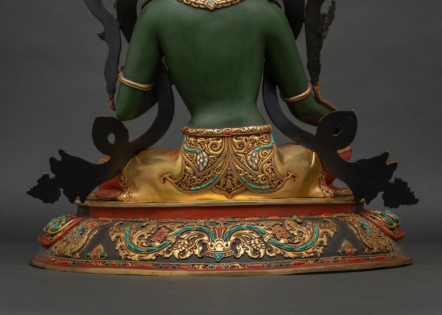Tranquil Green Tara Statue – Embrace Courage & Inner Peace