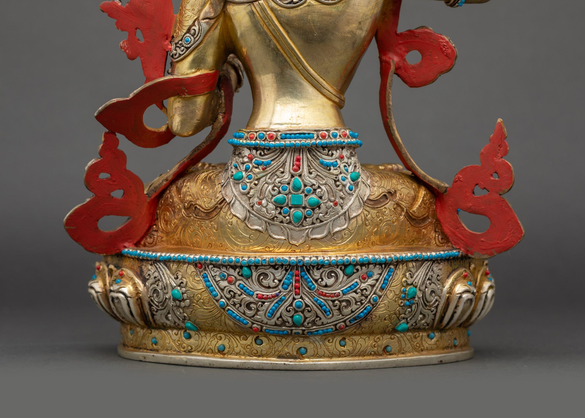 Wisdom Manjushri Statue | Traditional Lost-Wax Nepalese Sculpture