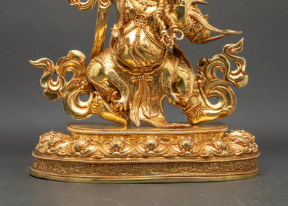 Vajrapani Statue | Handcrafted Himalayan Buddhist Protector Sculpture Nepal