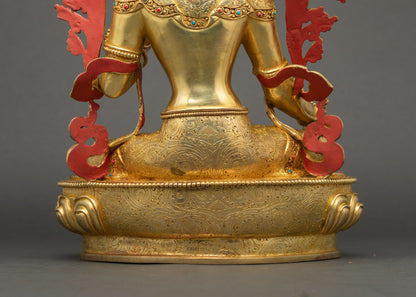 Jetsun Dolma Statue | Spiritual Tibetan Craft with Healing Presence