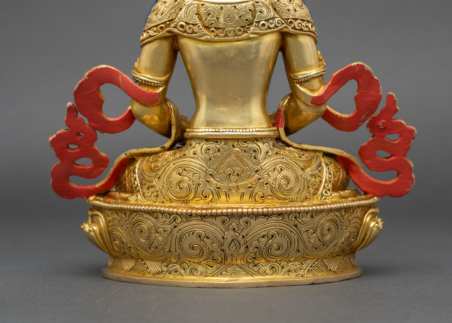 Amitayus Statue | Pure Gold Copper Sculpture