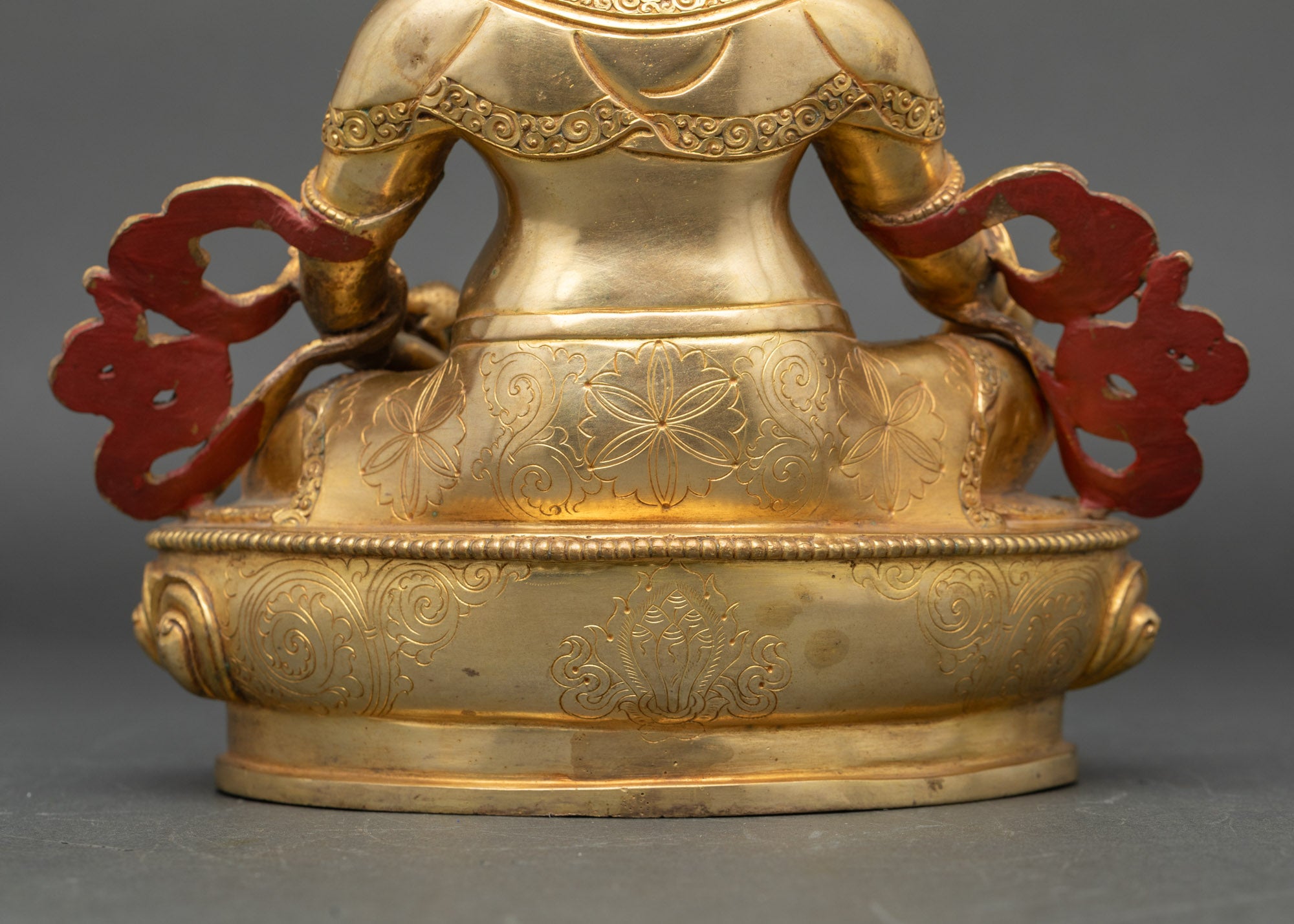 Handcrafted Dzambhala Statue for Buddhist Shrine Decor