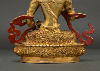 Vajrasattva Statue | Handmade Tibetan Buddhist Art from Nepal