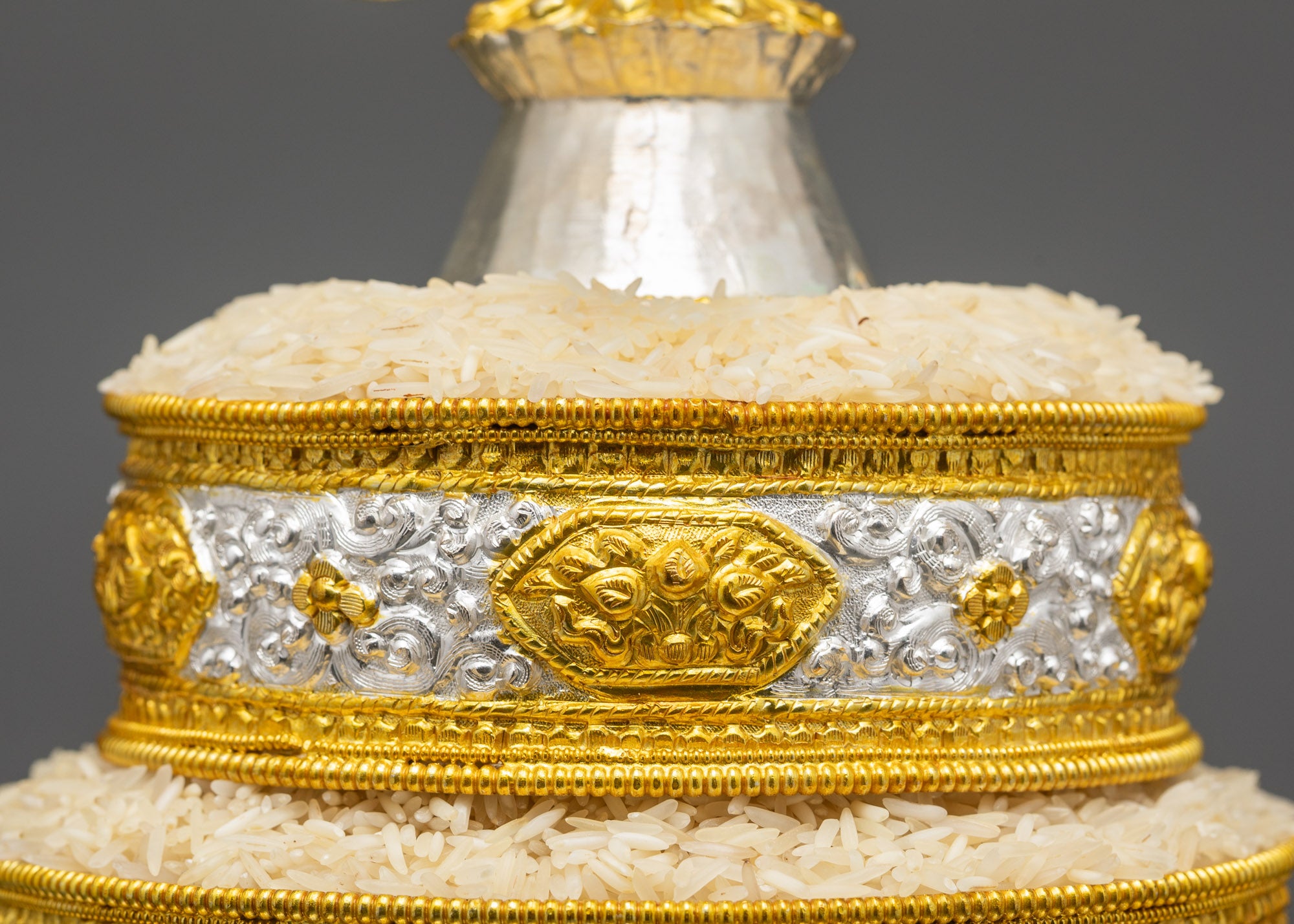 8-Inch Buddhist Mandala Offering Set | Ritual Mandala for Altars