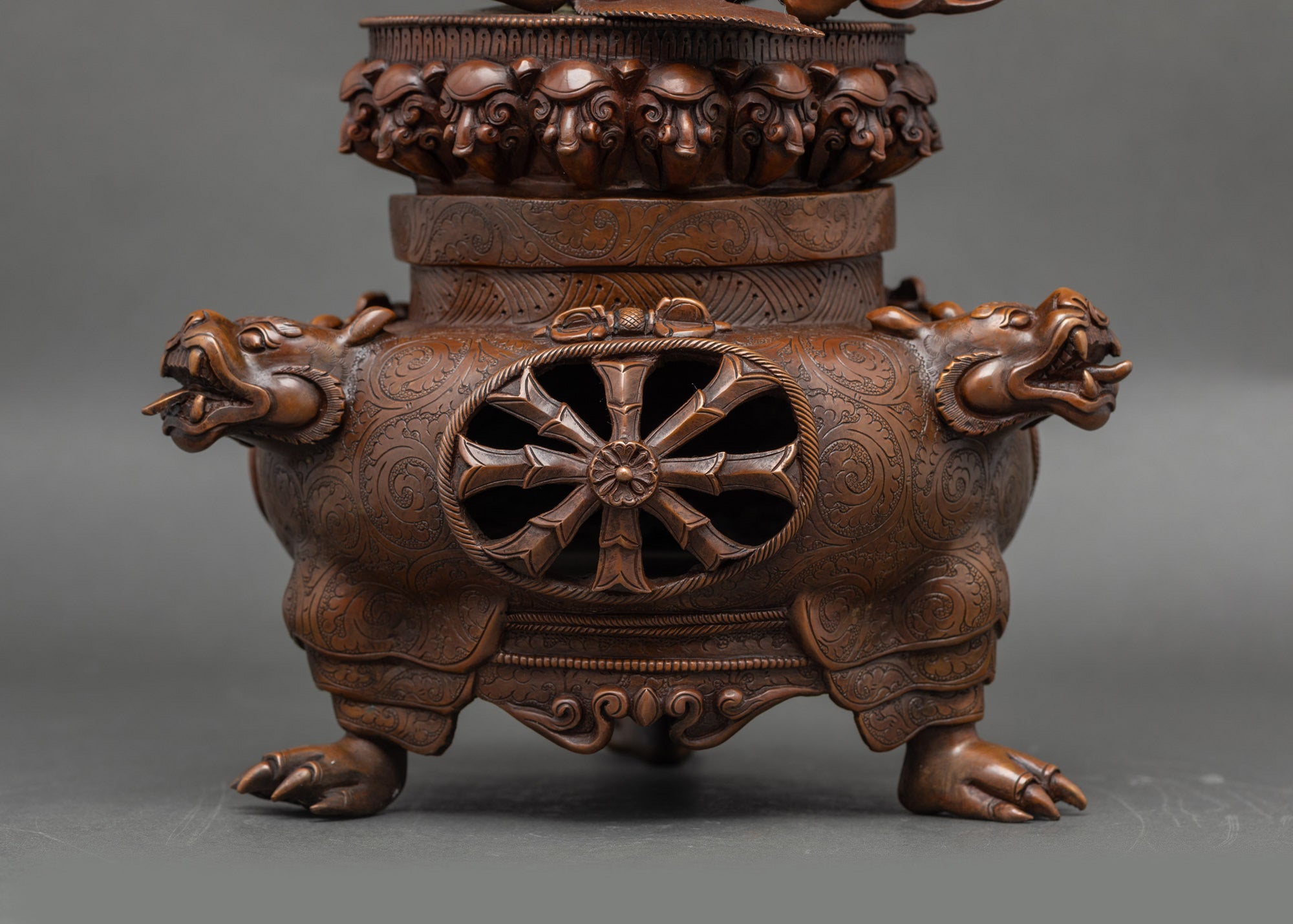 Vajradhaka Sculpture| Handmade Buddhist Incense Burner Statue