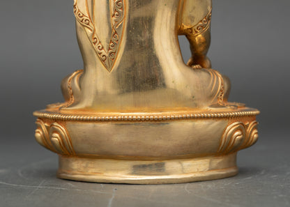 Buddha Ratnasambhava Statue | Traditional Nepalese Handicraft