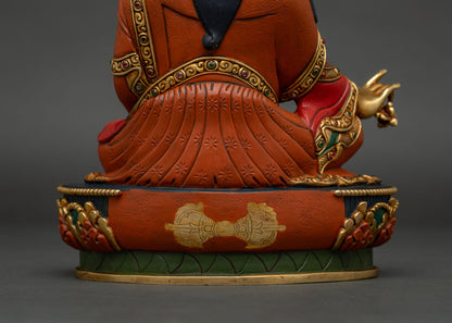 Guru Rinpoche Statue | 24K Gold Fire-Gilded Padmasambhava Sculpture