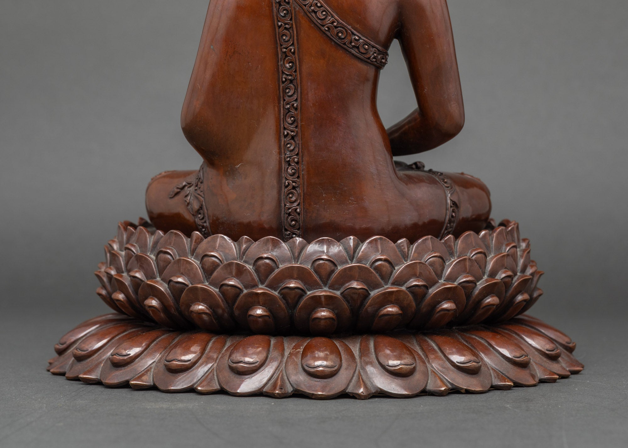 Oxidized Amitabha Buddha Sculpture | Himalayan Handmade