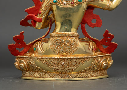 Manjushri Sculpture | Buddhist Icon Enlightenment & Wisdom