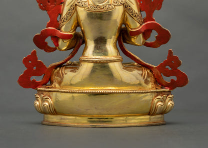 Manjushree Statue | Sacred Himalayan Copper Statue