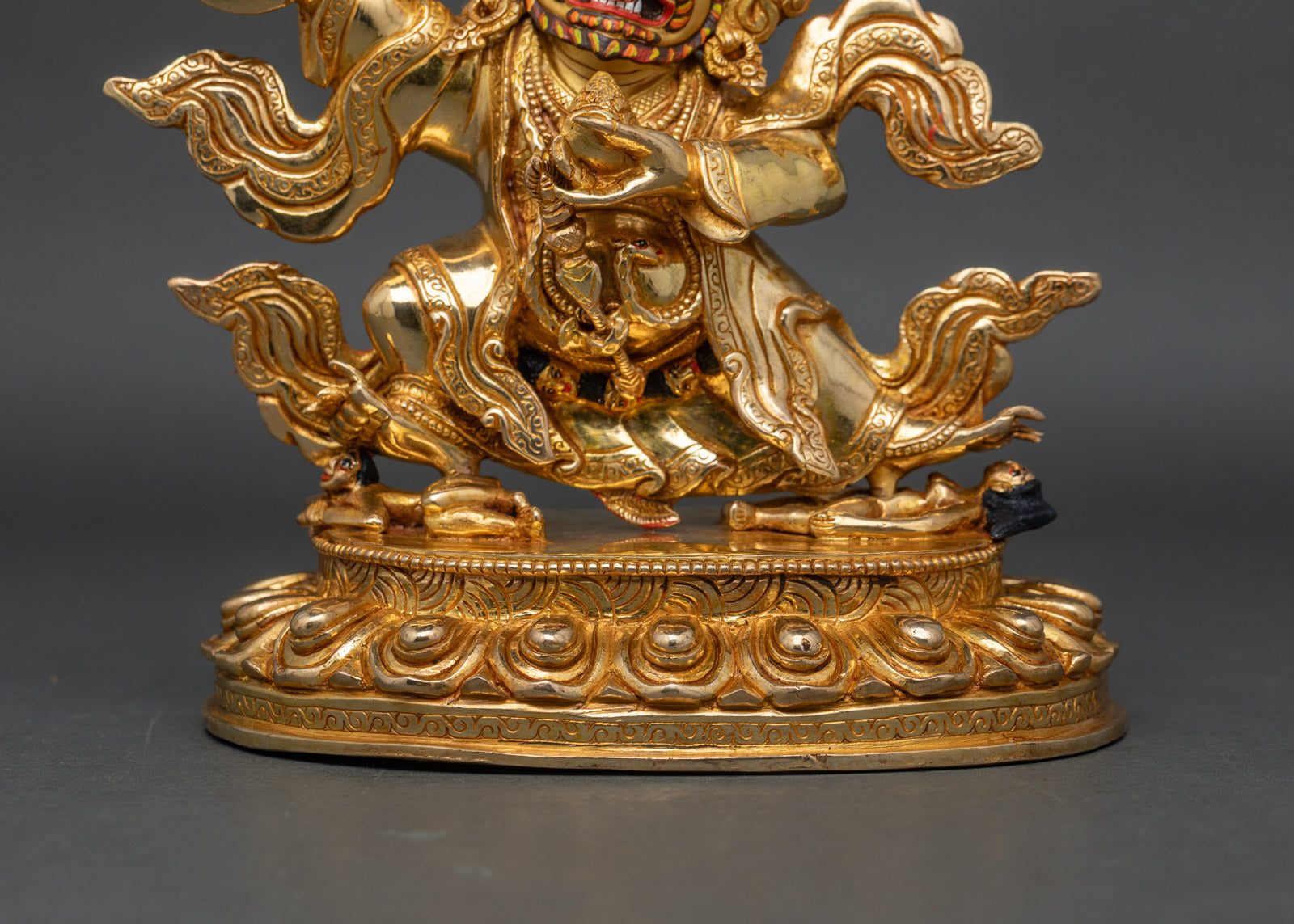 Mahakala Bernagchen Statue - Buddhist Protector in Fierce Form