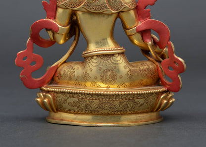 Holy Green Tara Statue | Artisan Crafted Buddhist Sculpture