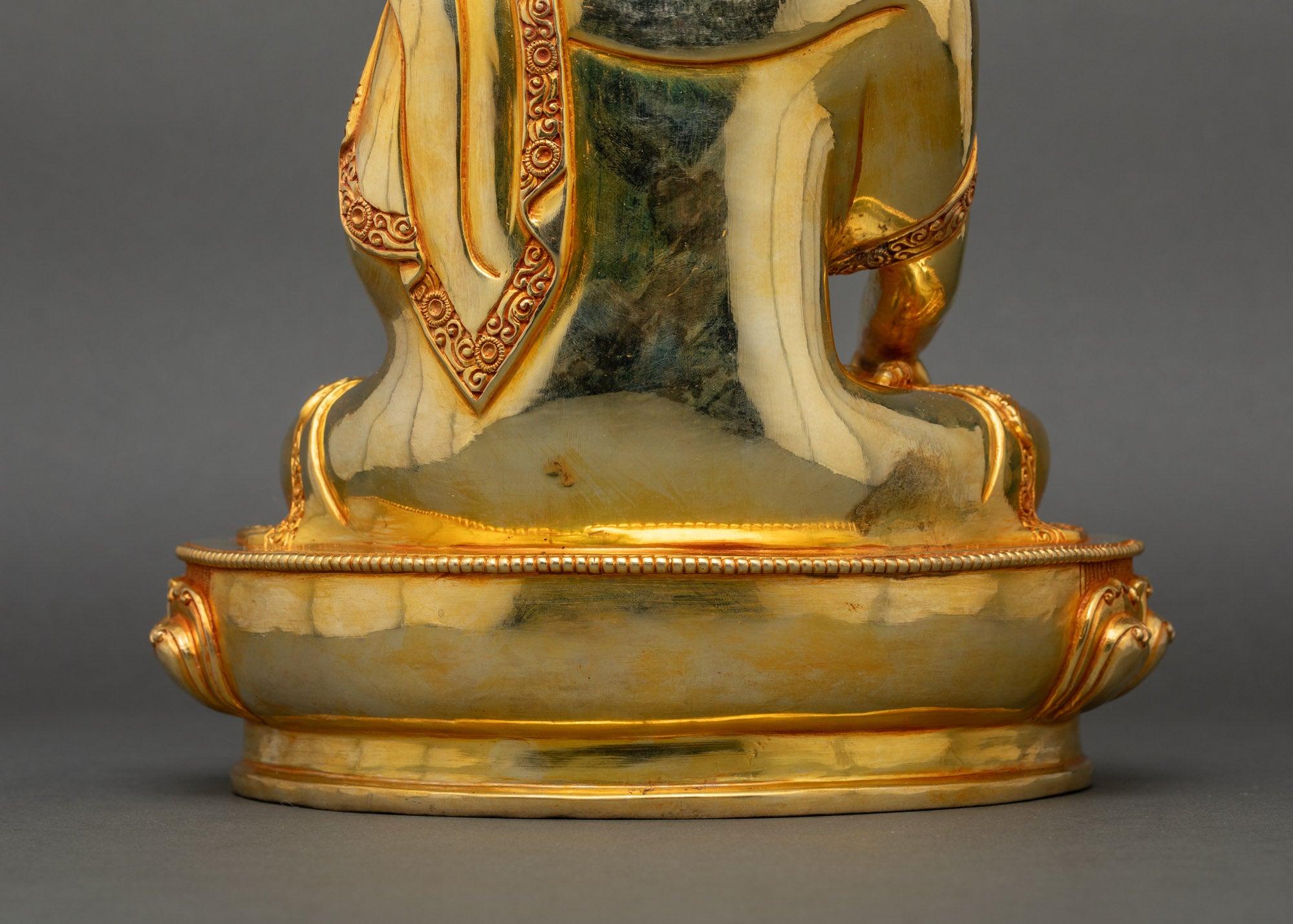Buddha Figurine | 24K Gold Fire-Gilded Handmade Statue
