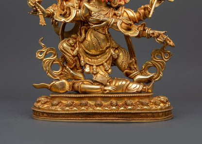 Six Armed Mahakala Statue