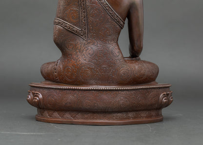 Shakyamuni Buddha Sculpture | Himalayan Altar Decor for Home