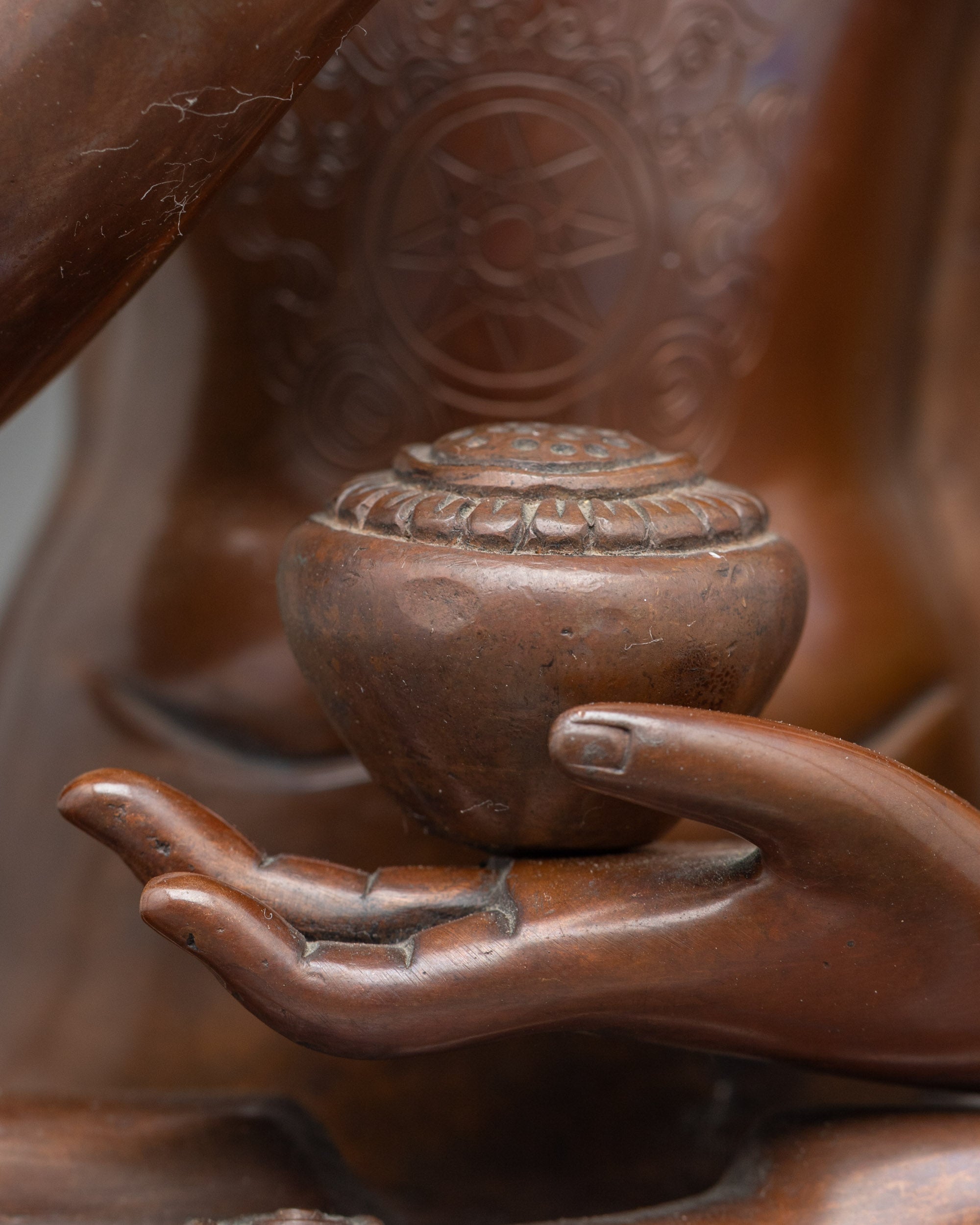 Amoghasiddhi Meditation Buddha Statue | Nepalese Artisan Craft