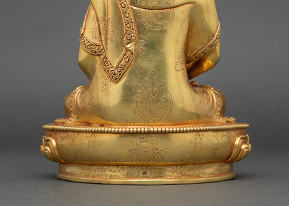 Amitabha Buddha Copper Statue for Serenity and Devotion