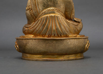 Wealth Manifestating Guru Norlha Statue | Handmade in Nepal