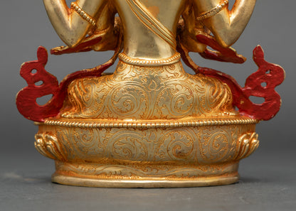 Chenrezig Lord of Compassion Statue for Buddhist Spiritual Decor