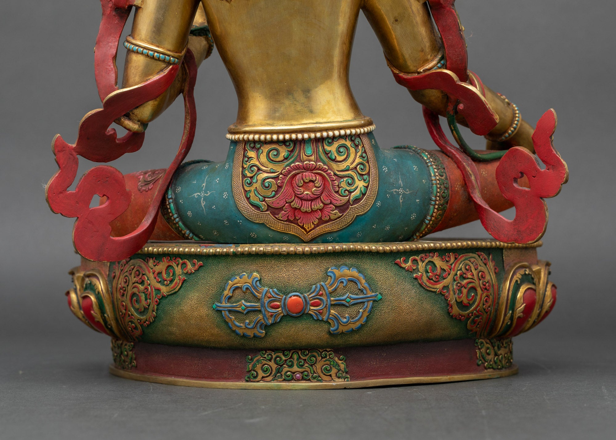 Green Tara Altar Statue | Tibetan Buddhist Icon of Compassion