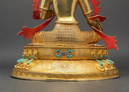 Green Tara Statue for Protection | Meditation & Home Decor