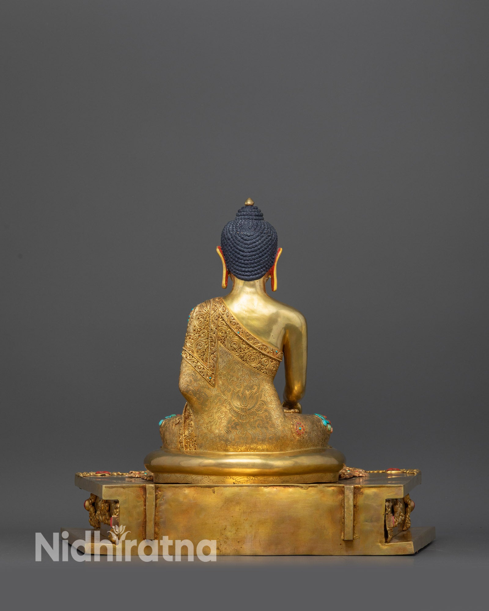Shakyamuni Buddha Enthroned: Symbol of Enlightenment and Compassion