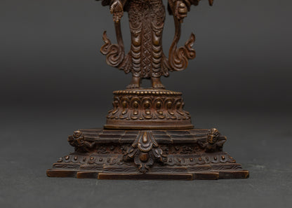 Thousand-Armed Chenrezig Bodhisattva Statue | Nepalese Craftsmanship