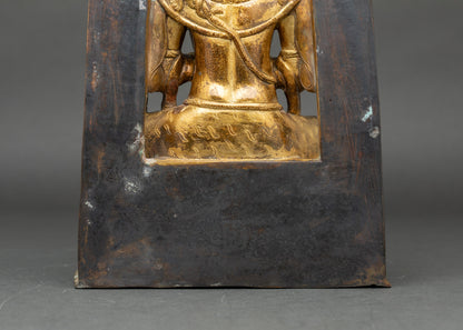 Four Armed Mahakala Statue | Antique Style Decor