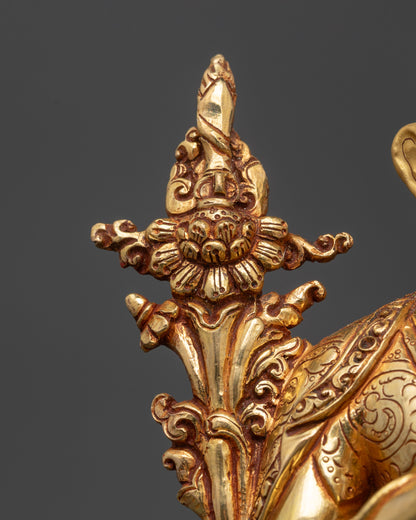 Tsong Khapa Statue Set | Tibetan Buddhist Teacher with Two Disciples