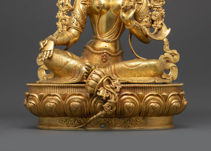 Green Tara Statue