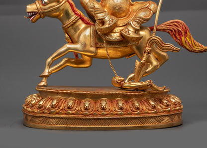 Authentic Tsengo Rolpa Chudan Statue | Himalayan Spiritual Artwork