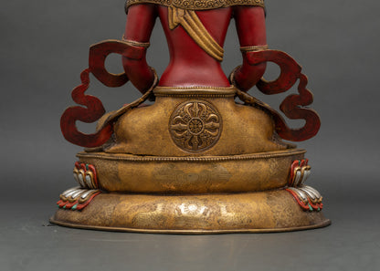 Amitayus Buddha Statue for Longevity | Handcrafted Nepalese Gold Art
