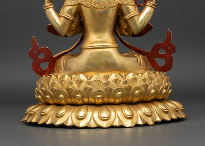 Chenrezig Statue | Handcrafted Buddhist Deity Sculpture