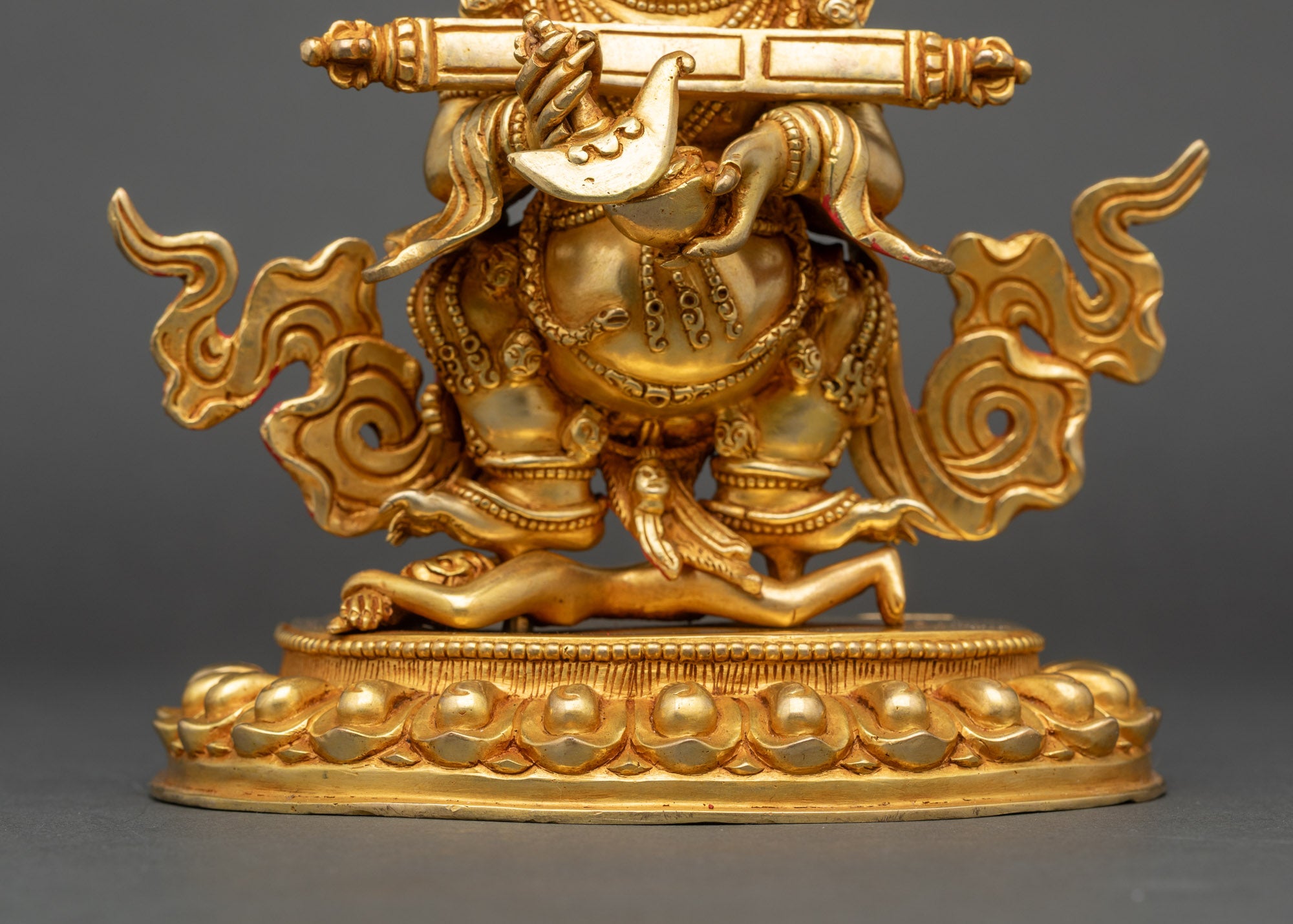 Authentic Shakya Mahakala Statue | Tibetan Buddhist Protector Figure