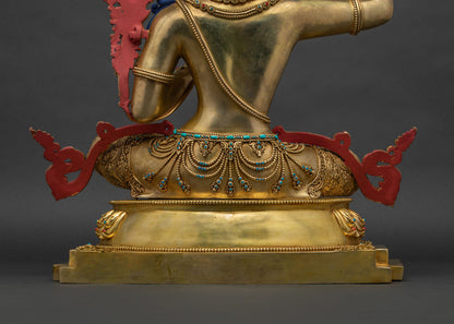 Manjushri Statue Seated in Lalitasana | Bodhisattva of Wisdom