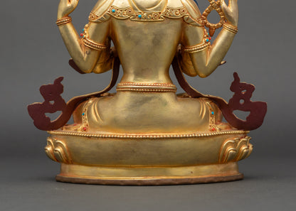Chenrezig Lord of Compassion | Handmade Himalayan Statue