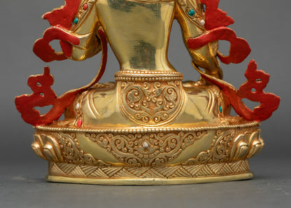White Tara Statue for Meditation Room | Sacred Buddhist Decor