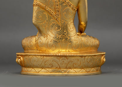 Handcrafted Akshobhya Buddha Sculpture | Authentic Buddhist Décor