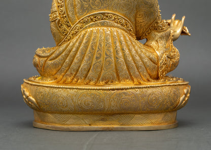 Guru Rinpoche Statue for Meditation | Tibetan Buddhist Artwork