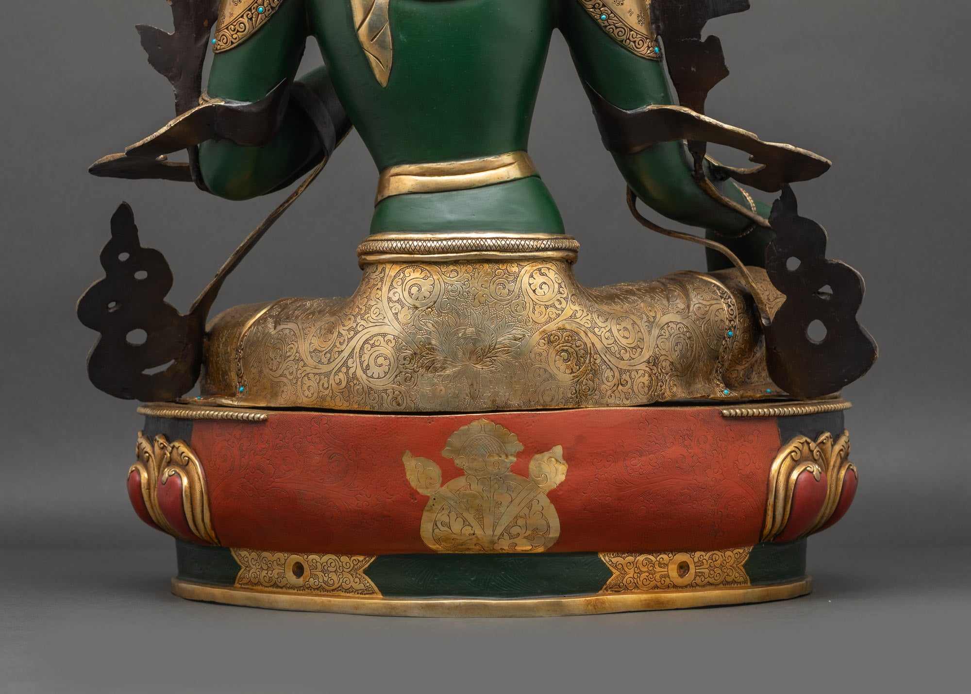 Savior Mother Green Tara Statue | Hand-painted Goddess of Compassion